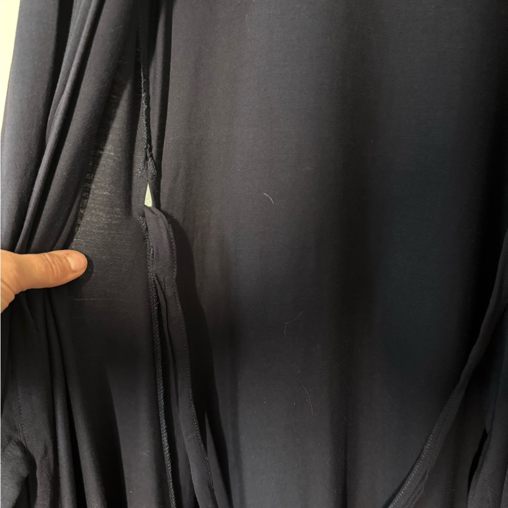 Boden Classic Midi Navy Wrap Dress Stretch Jersey, US size 12 - Picture 13 of 13